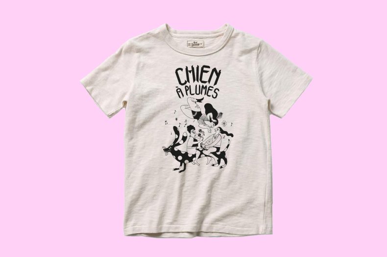 Identité visuelle illustration affiche Chien à Plumes - édition 2023